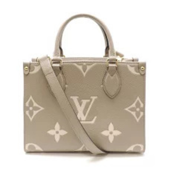 Louis Vuitton Handbags - Louis Vuitton Empreinte OnTheGo Handbag Bicolor Monogram Tourtrere Cream